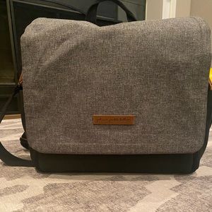 Petunia Pickle Bottom diaper bag Black & Gray